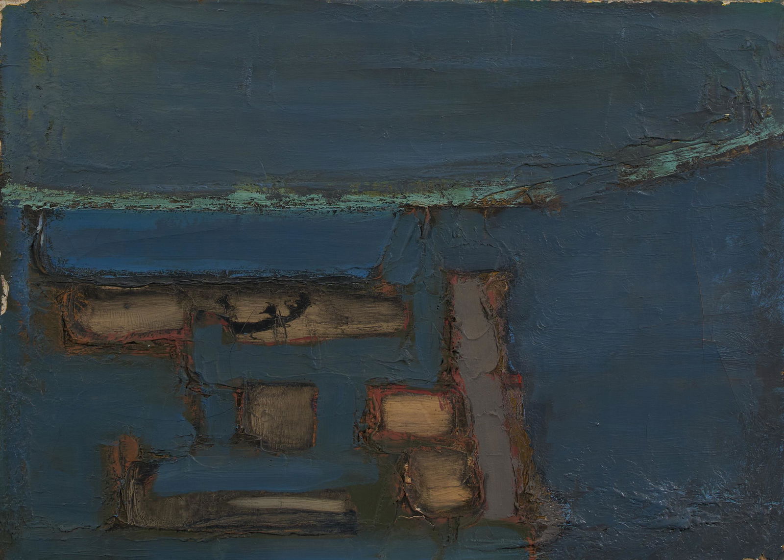 Benoit Gilsoul - Untitled (Blue and grey) (1 of 3)