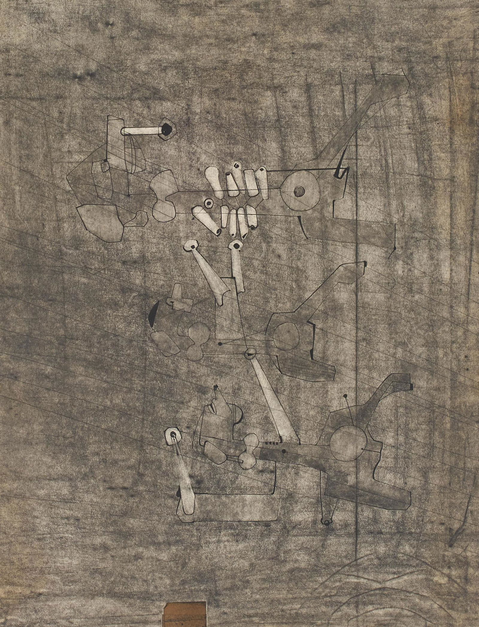 Benoît Gilsoul - Untitled: Lot 194 Benoît Gilsoul Belgian (1914-2000) Untitled pen and india ink on paper mounted to paper signed lower right 17 7/8 x 22 3/4 inches Provenance: From the estate of Benoît Gilsoul