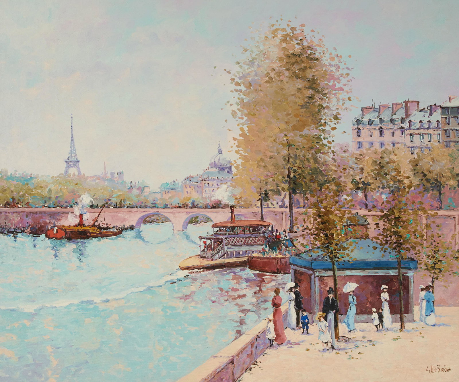 Sandi Lebron - Eiffel Tower Seine River (1 of 2)