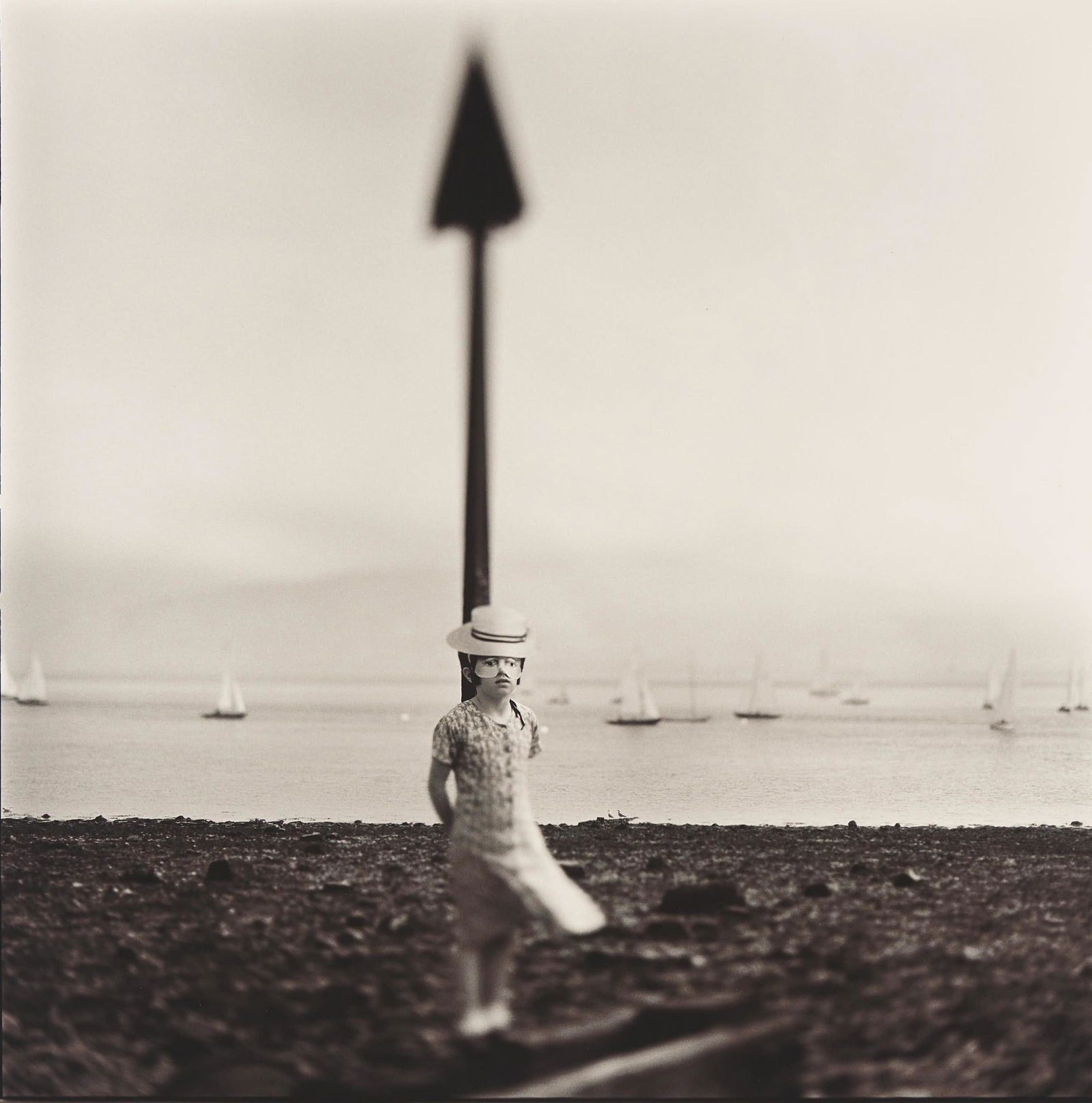 Keith Carter - Straw Hat: Lot 8 Keith Carter American (b. 1948) Straw Hat (1997) silver gelatin signed verso, numbered 21/50 14 3/4 x 14 3/4 inches Provenance: From the Estate of Edward Bazinet