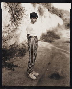 Andrea Modica - Sicily, 1990: Lot 10 Andrea Modica American (b. 1960) Sicily, 1990 (1990) platinum print and gouache laid down to matboard signed lower right, numbered AP 11 3/4 x 9 inches matboard: 14 1/4 x 12 1/2 inches Provenan