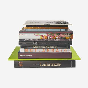 Collection of Sculpture Books: Lot 48 Collection of Sculpture Books Provenance: From the Estate of Edward Bazinet lot includes 14 publications on artists and sculptors, Les Lalannes, Marc Quinn, Barry Flanagan...