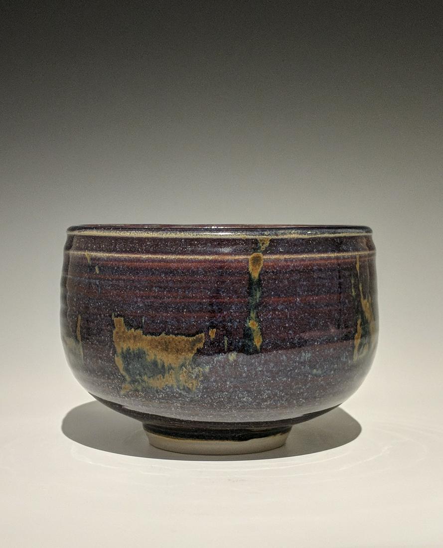 Otto and Vivika Heino - Bowl: Lot 79 Otto and Vivika Heino American (20th century) Bowl (1991) white clay body purple glaze signed on bottom 4 1/4 x 6 inches Provenance: LDI from the Collection of Arthur & Lillian Weiss, Littl