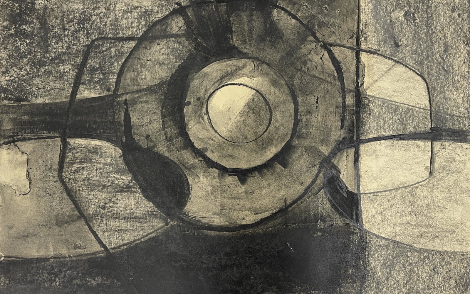 Benoît Gilsoul - Untitled: Lot 83 Benoît Gilsoul Belgian (1914-2000) Untitled charcoal on paper signed lower right 13 1/8 x 20 1/2 inches Provenance: From the estate of Benoît Gilsoul