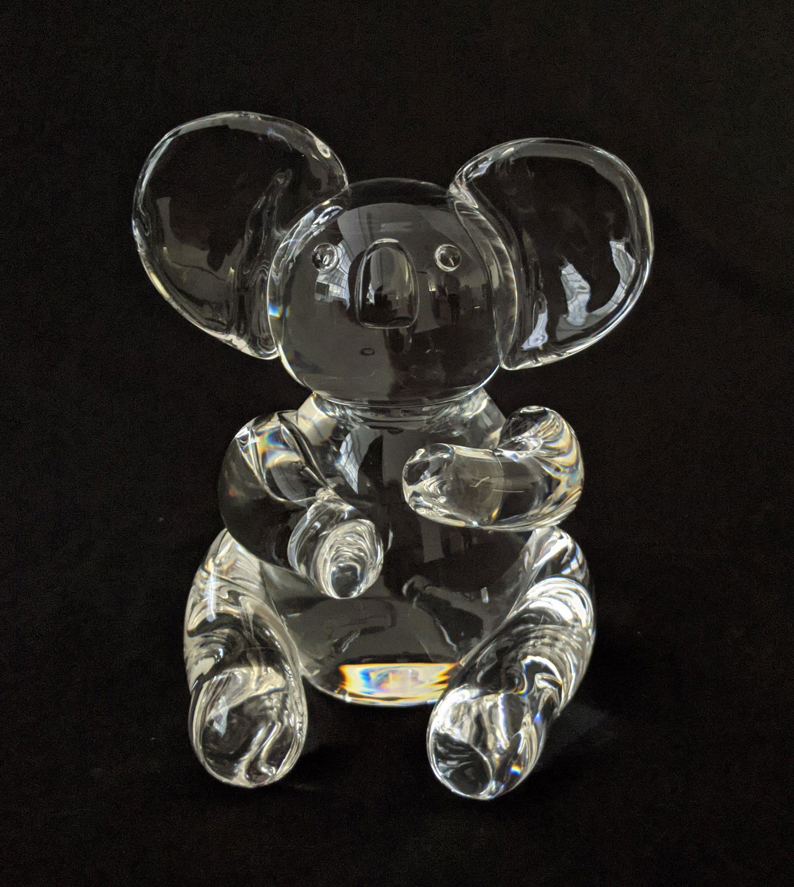 Lloyd Atkins for Steuben Glass - Koala Bear: Lot 3 Lloyd Atkins for Steuben Glass American (20th Century) Koala Bear crystal inscribed on the bottom height 5 3/4 inches Provenance: from a private Alpine, New Jersey collection model #826