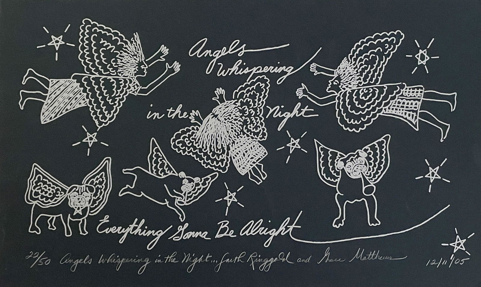 Faith Ringgold and Grace Matthews  - Angels Whispering (1 of 2)