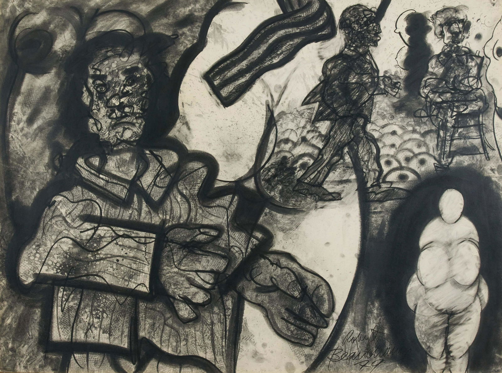 Robert Beauchamp - Fertility Idol with Figures (1 of 2)