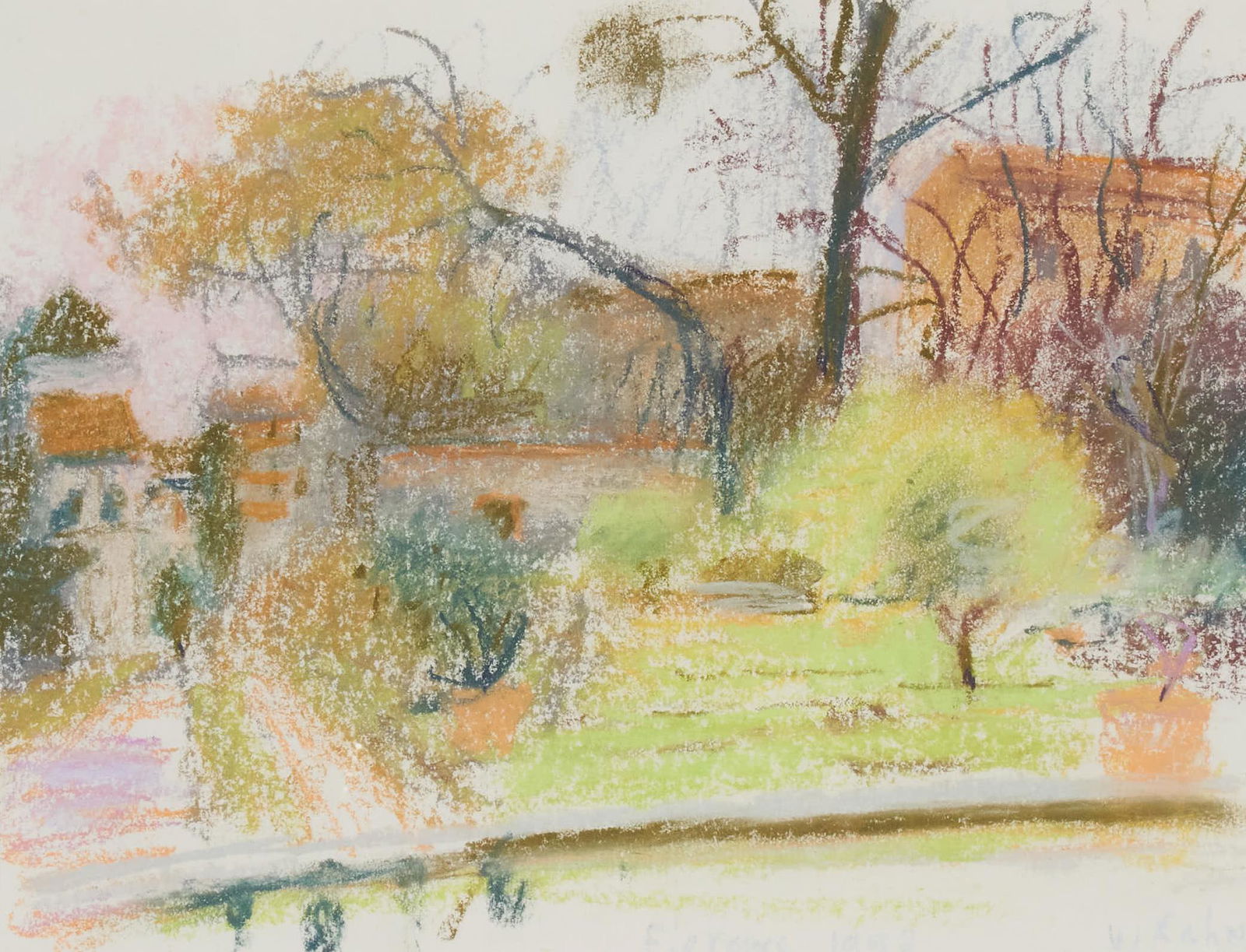 Wolf Kahn - Principessa Gardens, Florence (1 of 5)