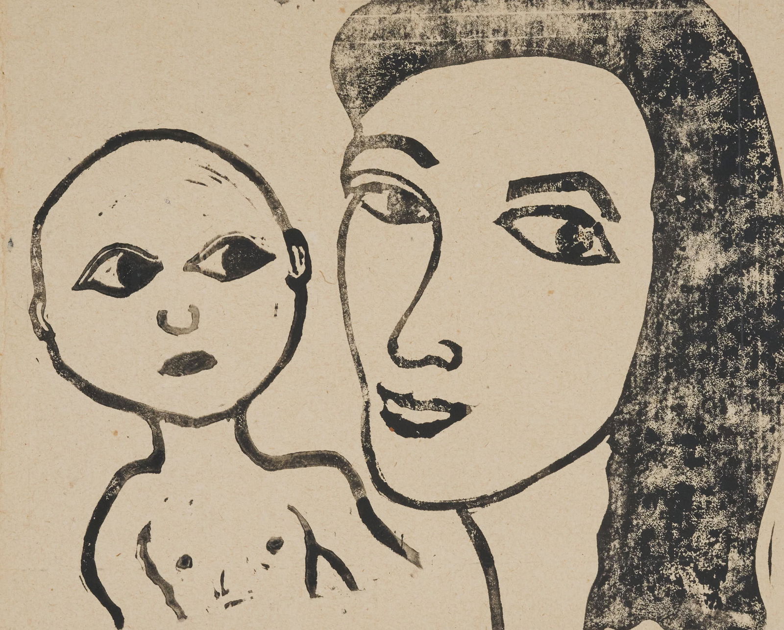 Hugo Guinness - Untitled Mother and Child (1 of 2)