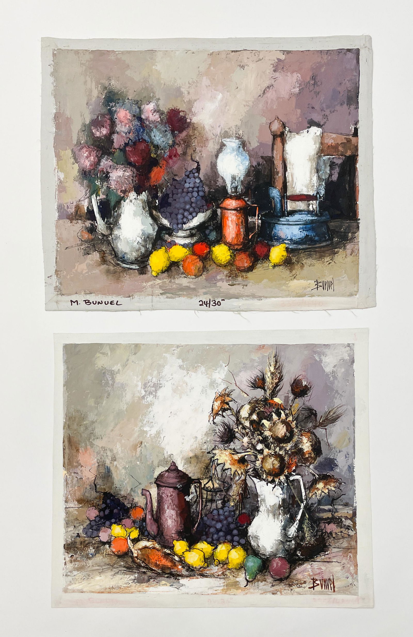 Manuel Monton Bunuel - Still Life with Fruit and (1 of 3)