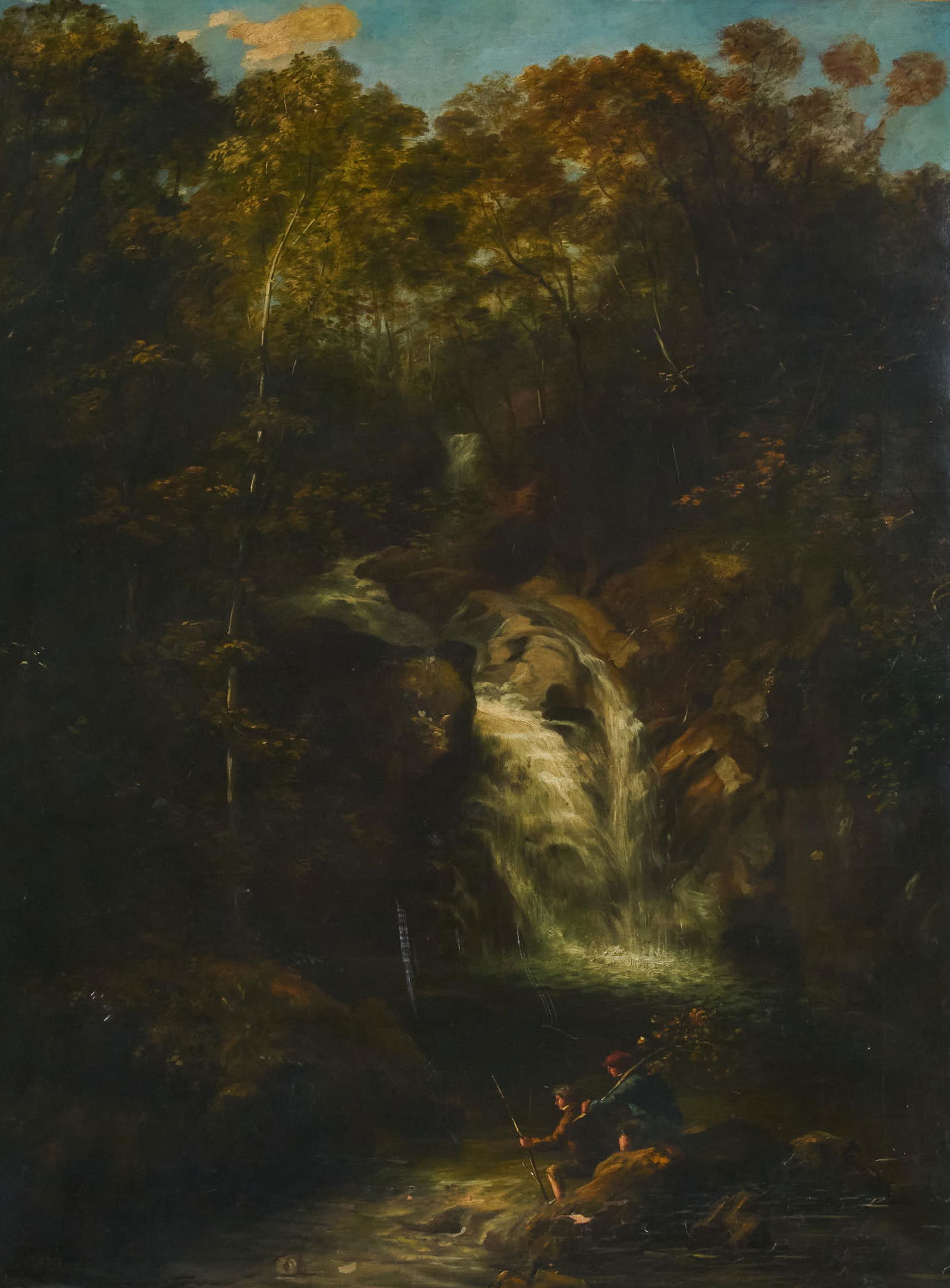 Artist Unknown - Rhydal Waterfall (1 of 6)
