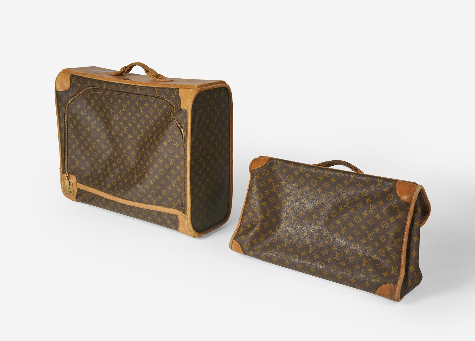 Louis Vuitton  - vintage set of soft sided luggage (1 of 5)
