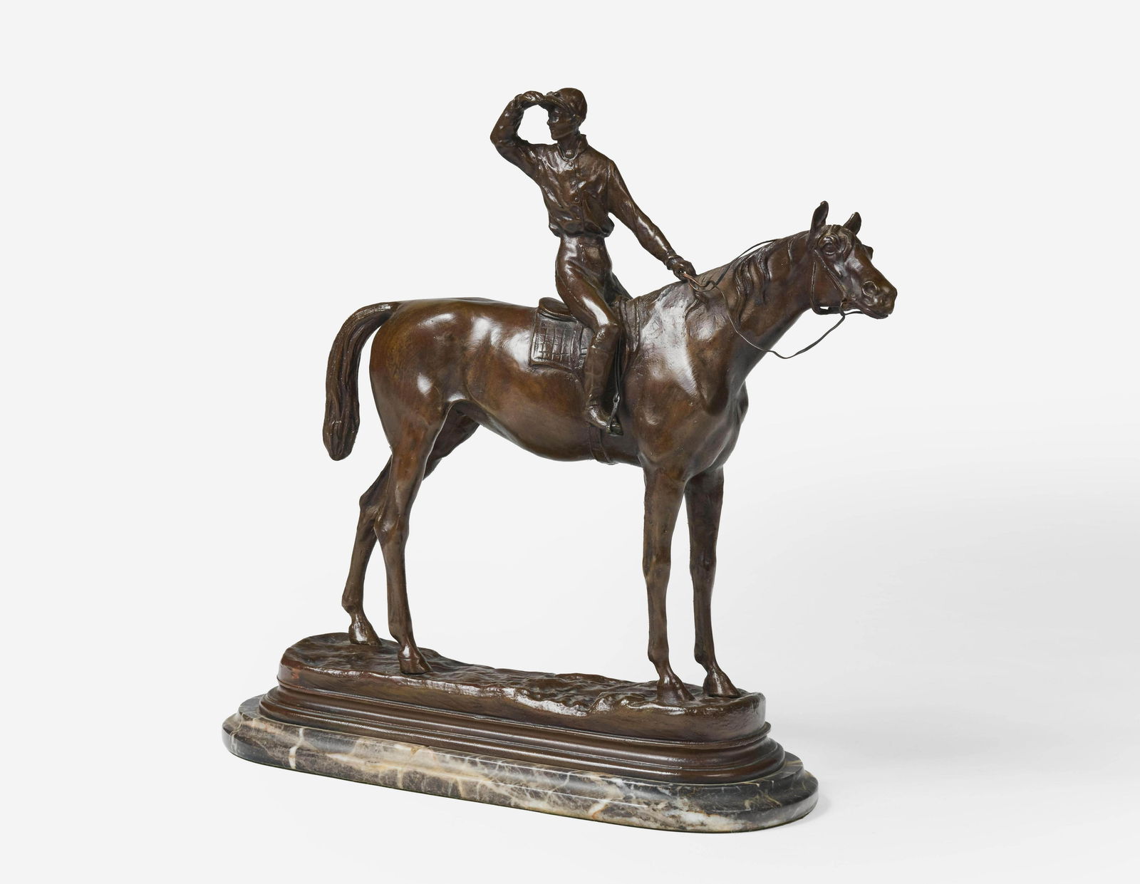 after Pierre-Jules Mêne - Horse with Jockey (1 of 7)