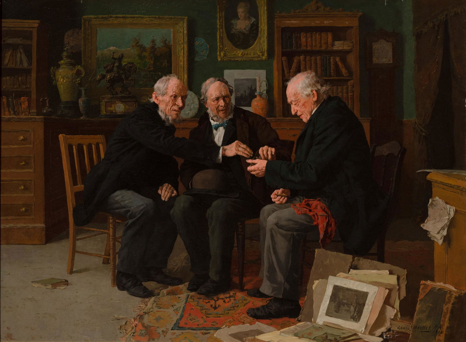 Louis Moeller - Untitled (Antiquarians) (1 of 3)