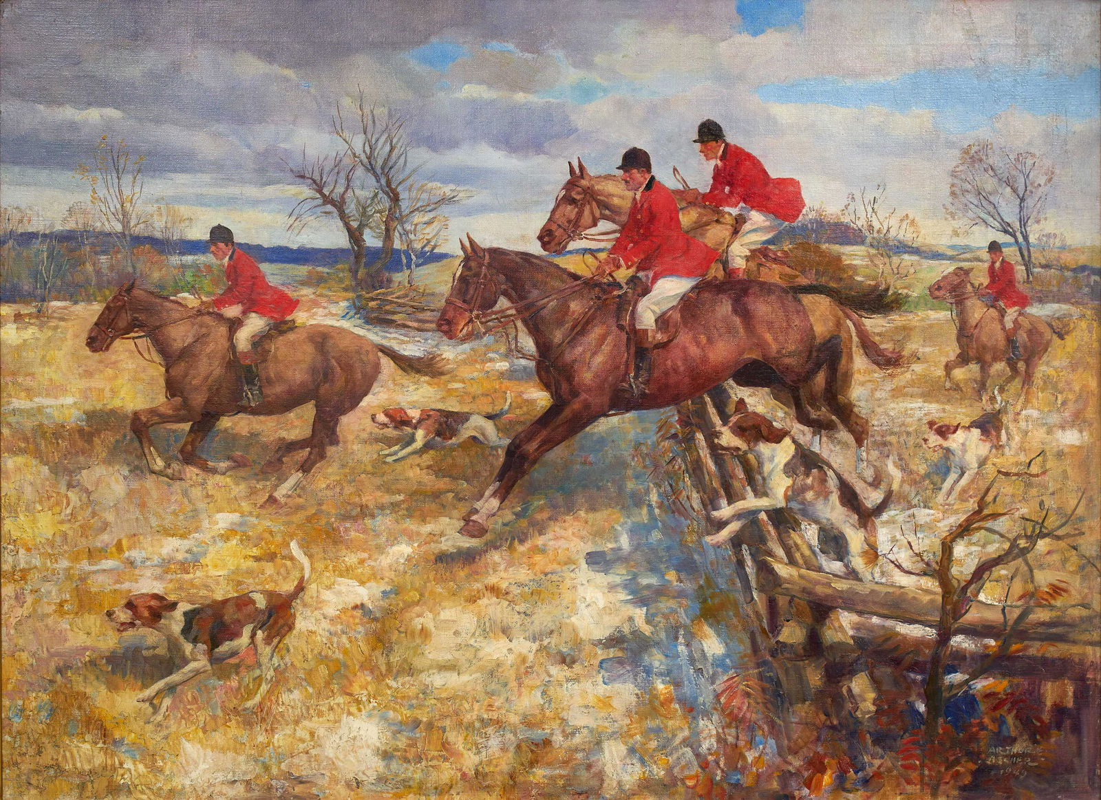 Arthur Ernst Becher - Fox Hunt (1 of 3)