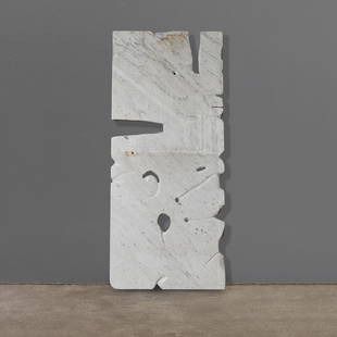 Stanley Boxer - Hard by the Sea: Lot 6 Stanley Boxer American (1926-2000) Hard by the Sea white statuary marble 60 x 26 x 1 inches Provenance: From a Private Collection, acquired directly from the artist