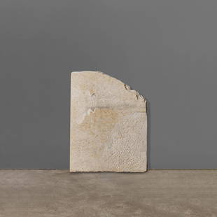Stanley Boxer - Untitled: Lot 16 Stanley Boxer American (1926-2000) Untitled beige marble 43 1/2 x 33 x 4 1/2 inches Provenance: From a Private Collection, acquired directly from the artist