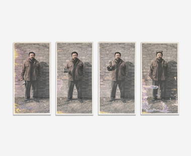 Ai Weiwei - To Fight With Crossed Arms (Damaged): Lot 22 Ai Weiwei Chinese (b. 1957) To Fight With Crossed Arms (Damaged) c-print 1-4 numbered 4/5, 4 is signed verso each: 60 3/4 x 31 1/4 inches