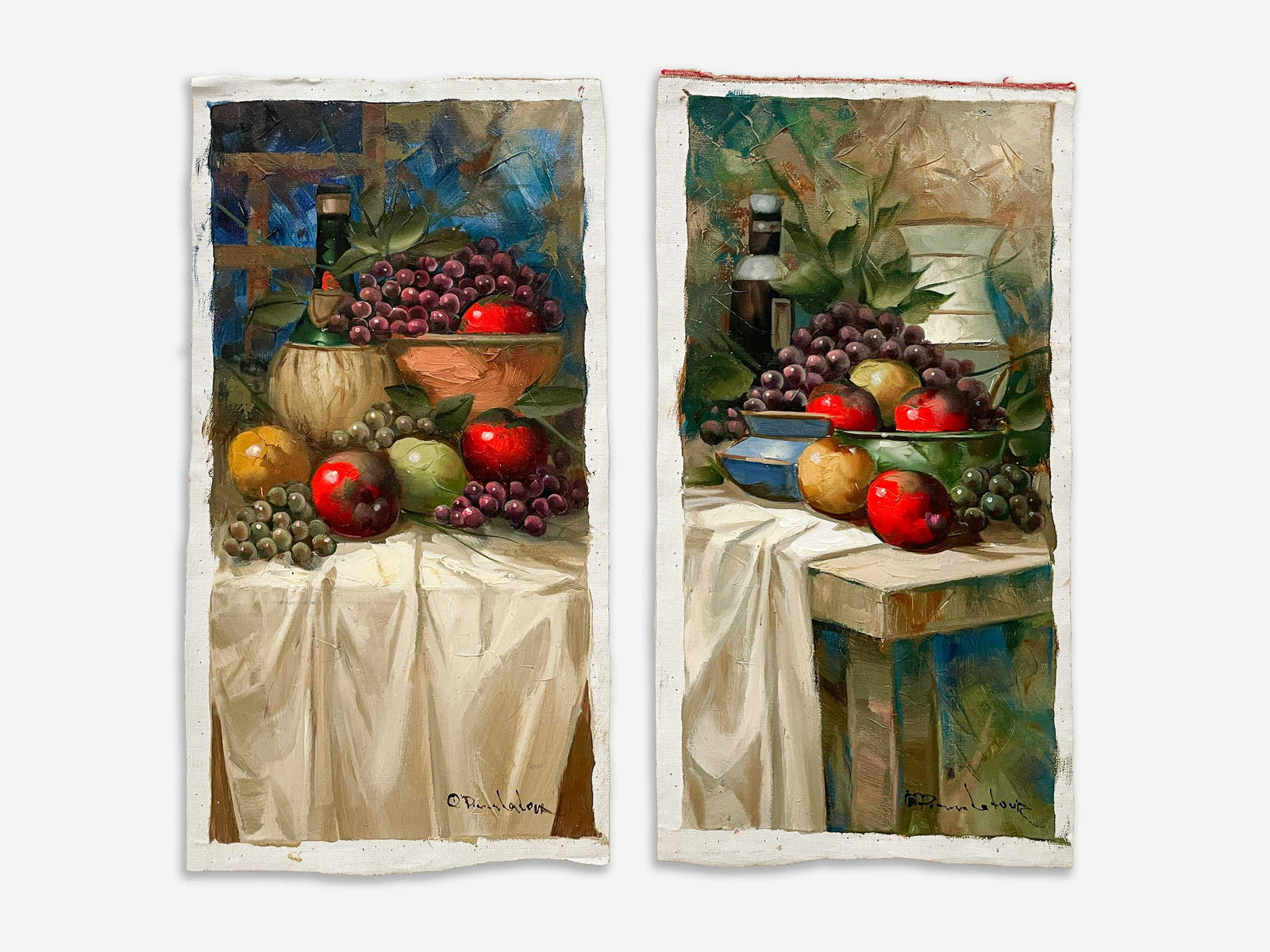 Pierre Latour - Still Life with Apples and Grapes (2) (1 of 3)