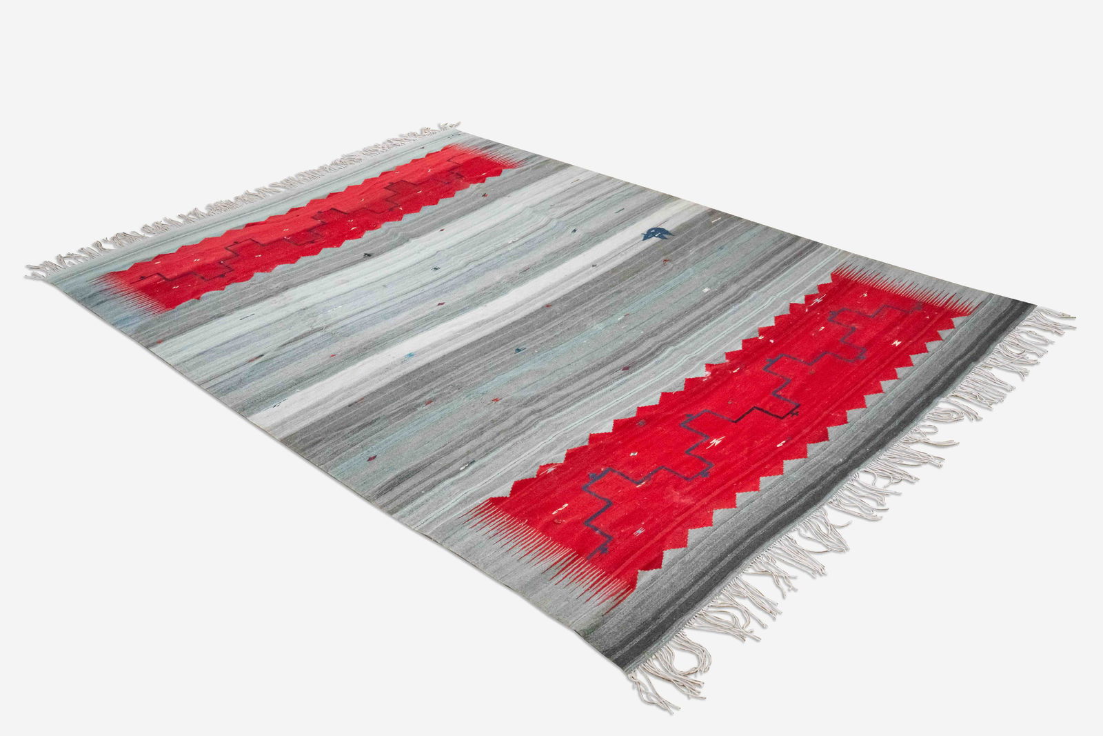 Large Flat-Woven Tribal Carpet (1 of 3)