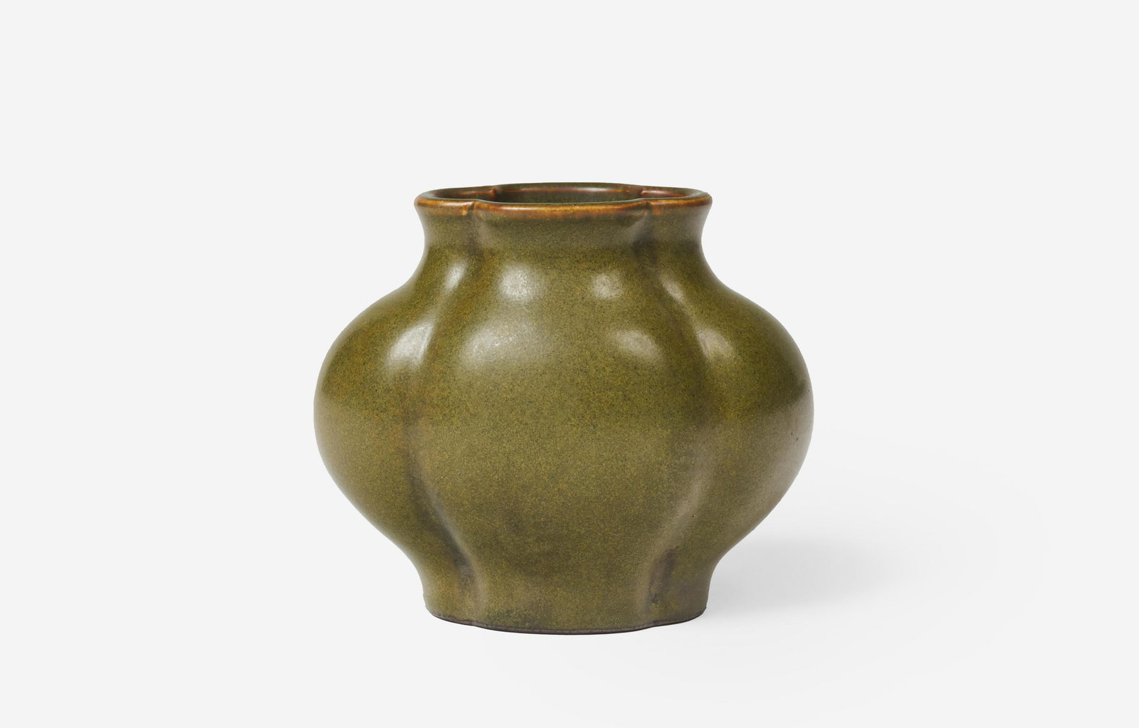 A Small Teadust Glaze Vase (1 of 4)