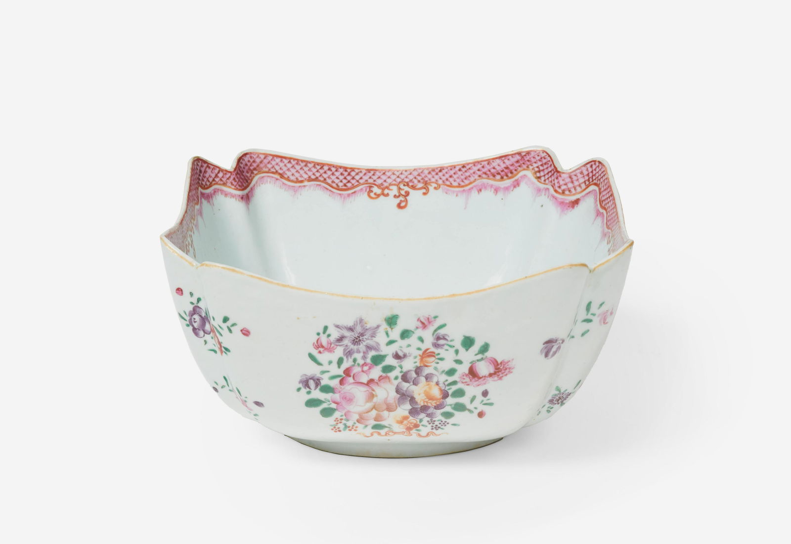 A Chinese Export Hand-painted Porcelain Bowl 19th (1 of 4)