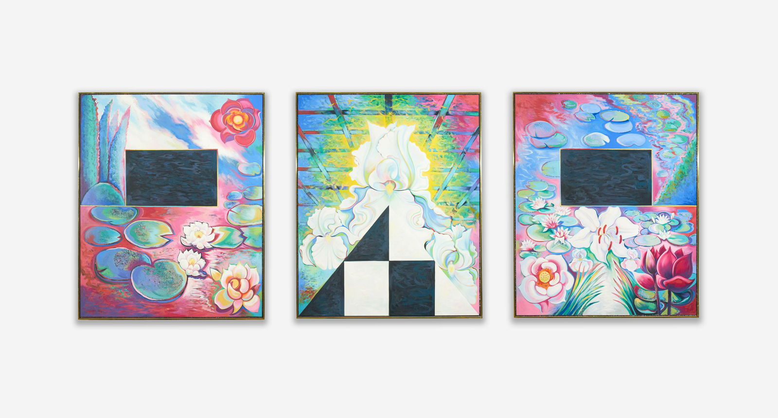 Lowell Nesbitt - Botanical Garden Triptych (1 of 8)