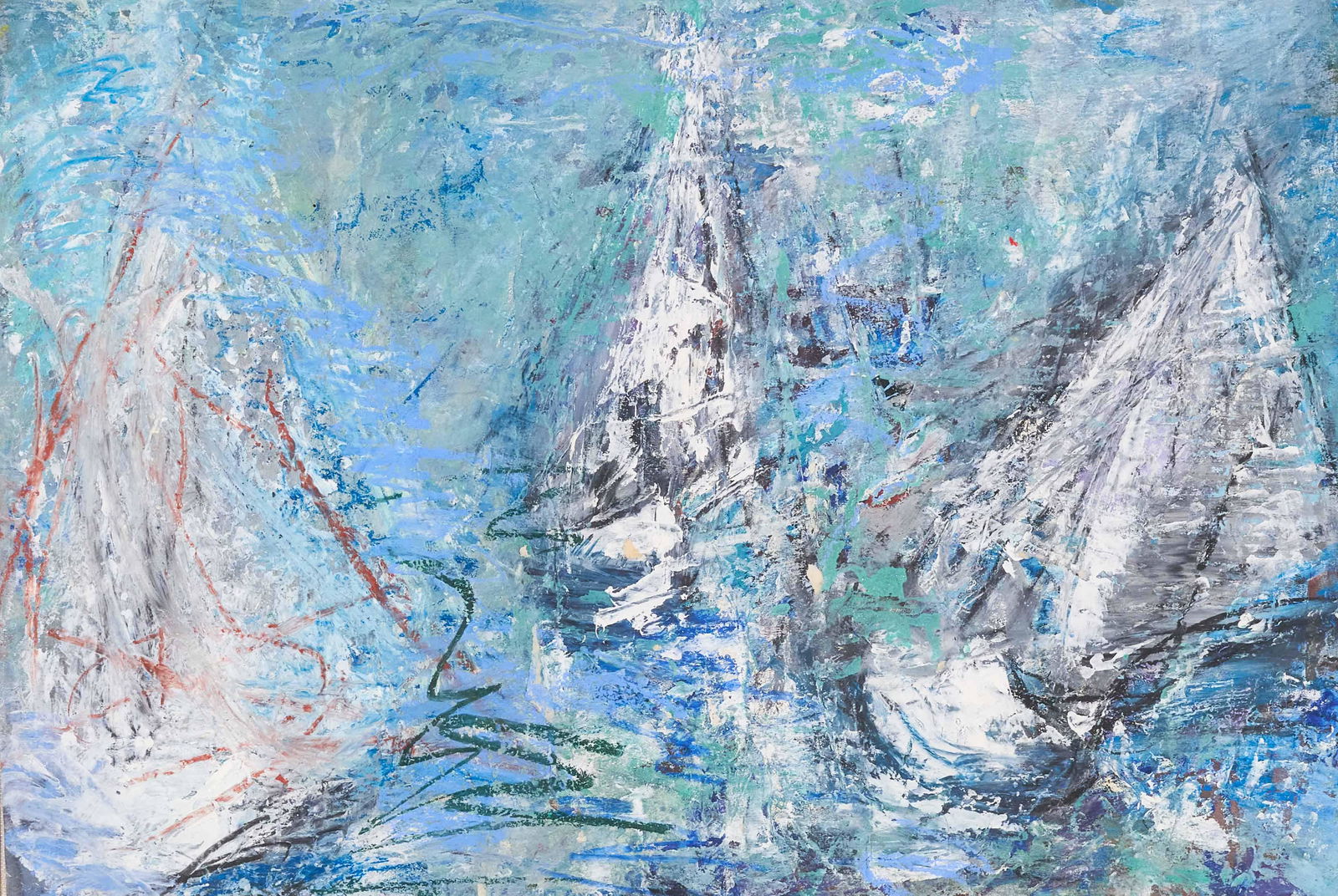 Unknown Artist - Untitled (Abstract composition) (1 of 2)