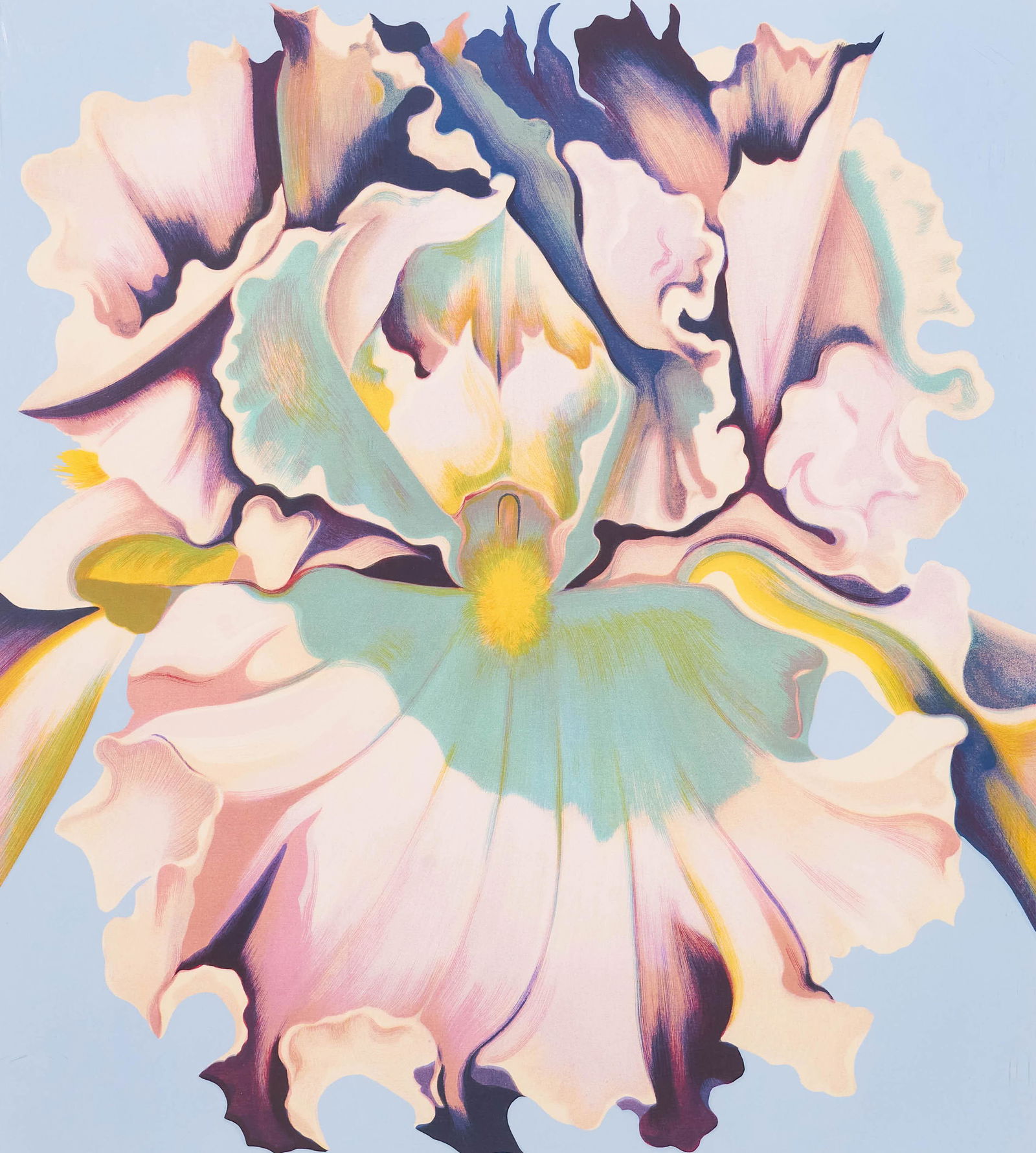 Lowell Nesbitt - Untitled (Square Iris) (1 of 3)