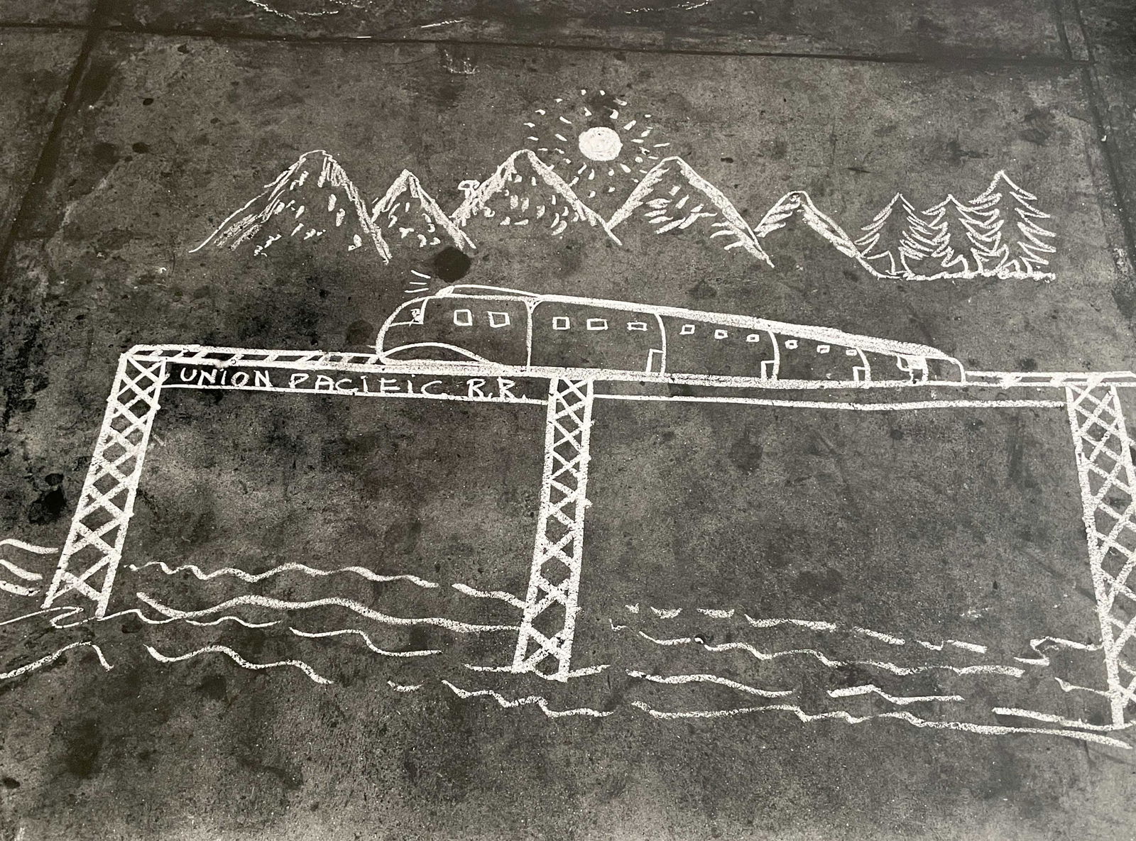 Helen Levitt - Union Pacific Railroad (1 of 3)