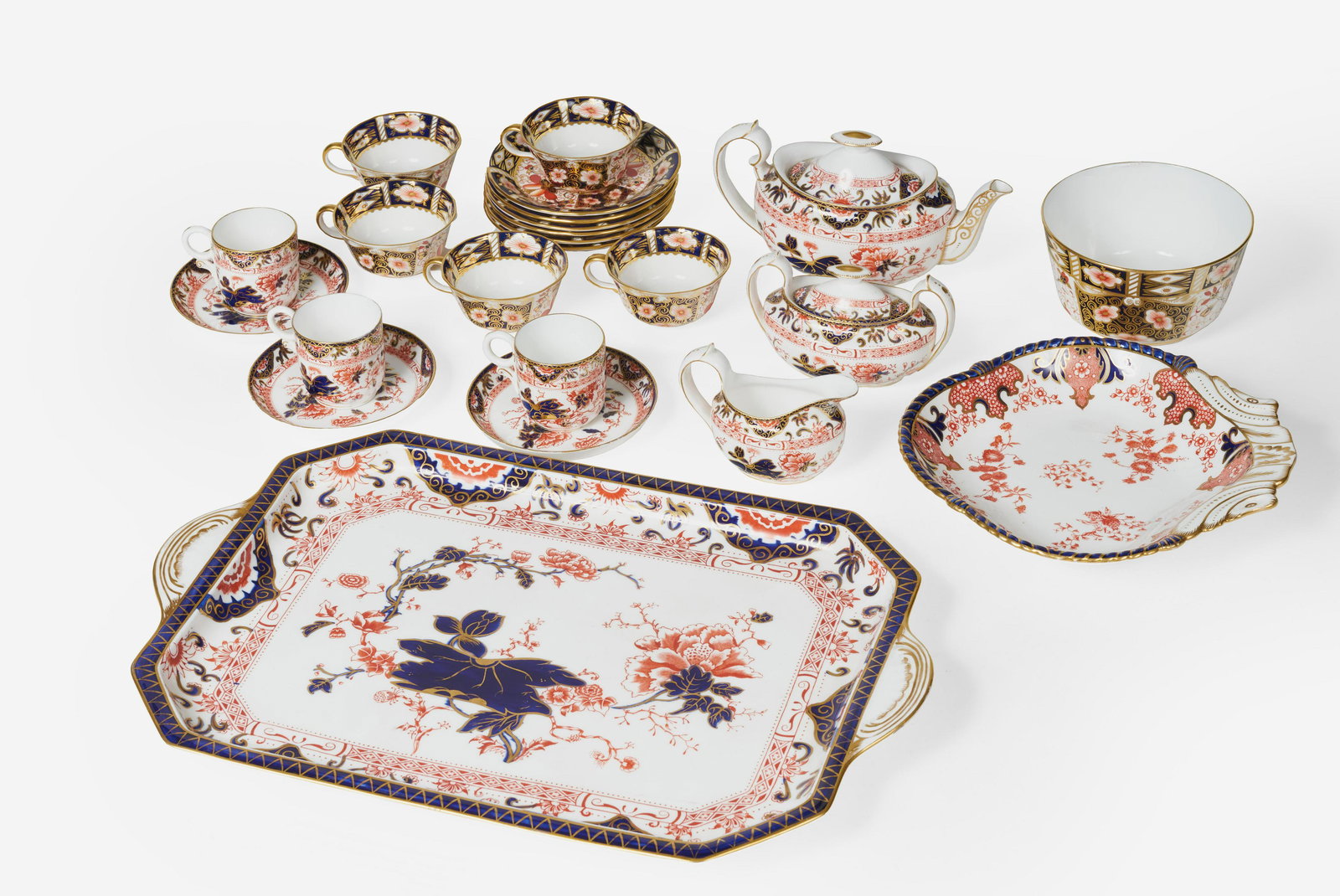 Royal Crown Derby - 23 Piece Imari Porcelain Service (1 of 5)