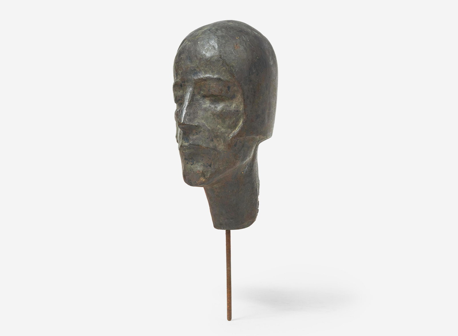Artist Unknown - Bronze Head of a Woman (1 of 4)