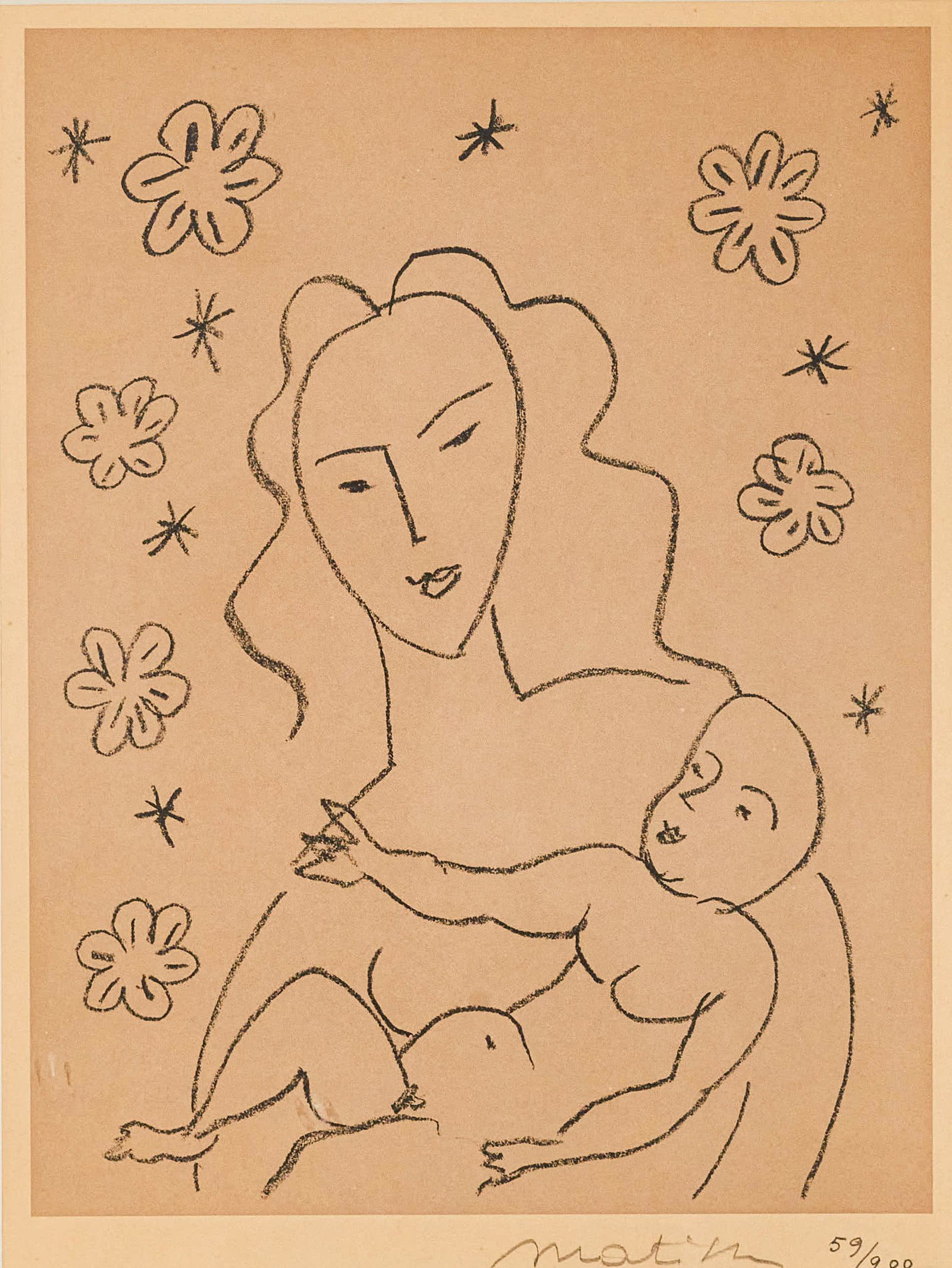 Henri Matisse  - Virgin and Child (1 of 4)