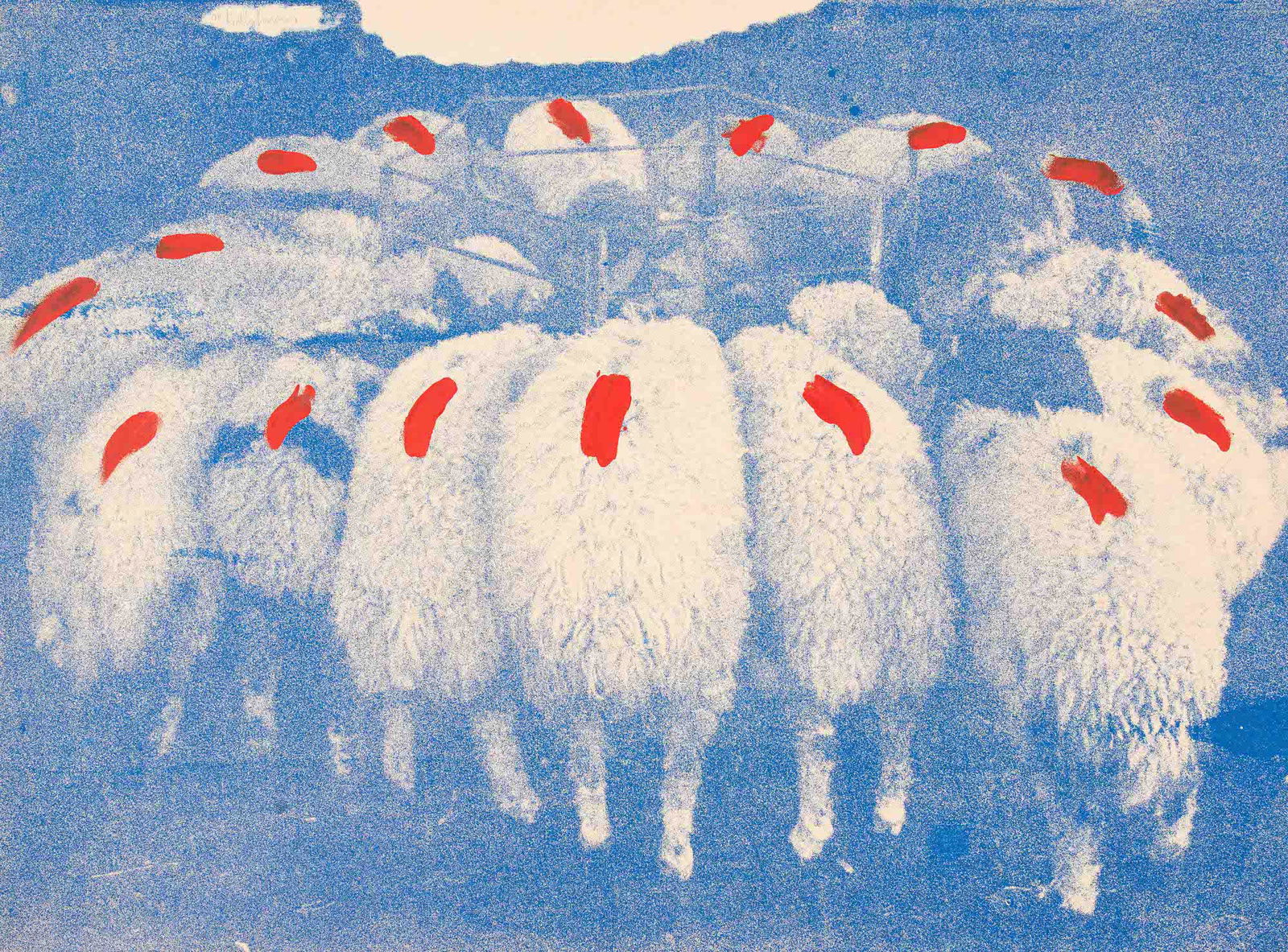 Menashe Kadishman - Untitled (Sheep) (1 of 3)