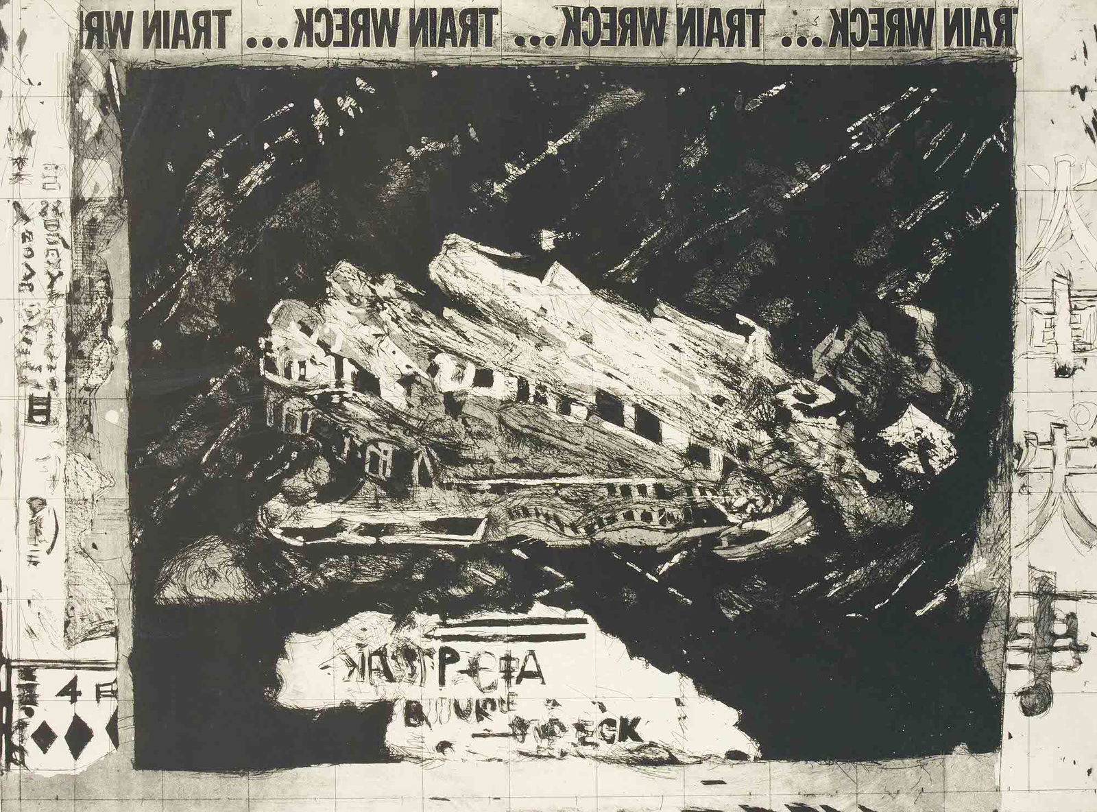 Malcolm Morley - Train Wreck (1 of 3)