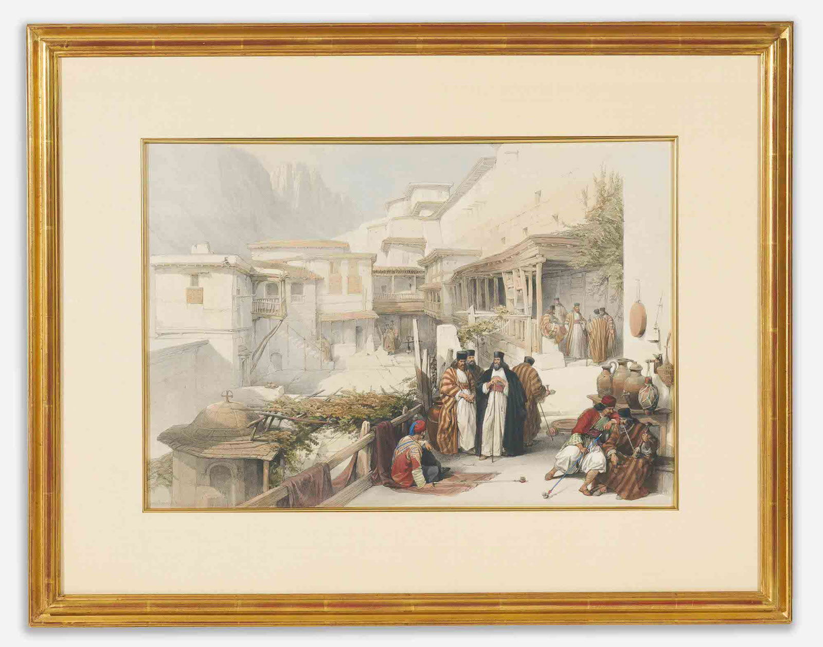 David Roberts - 'Convent of St. Saba', print from 'The (1 of 2)