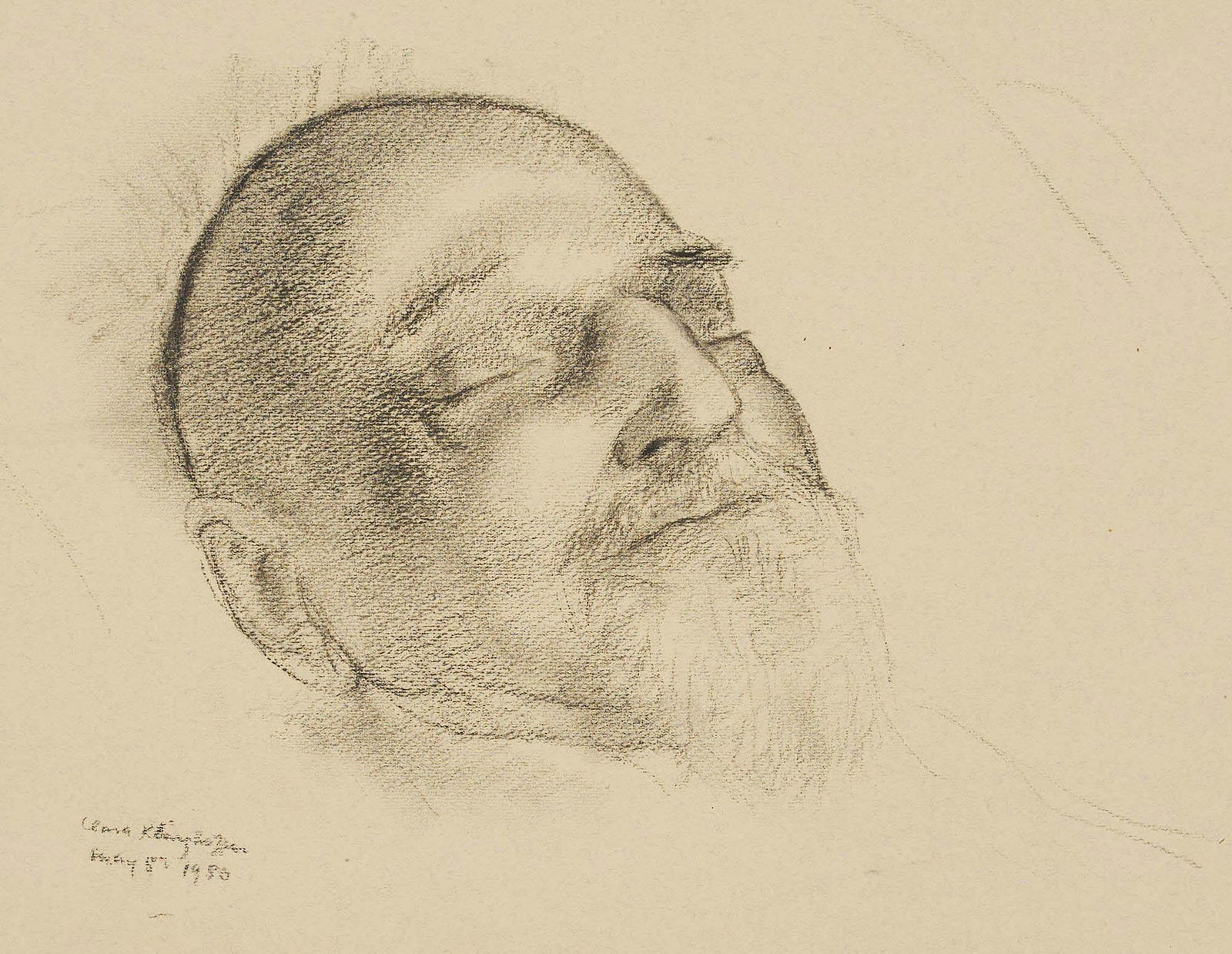 Clara Klinghoffer - Untitled (Sleeping man) (1 of 3)