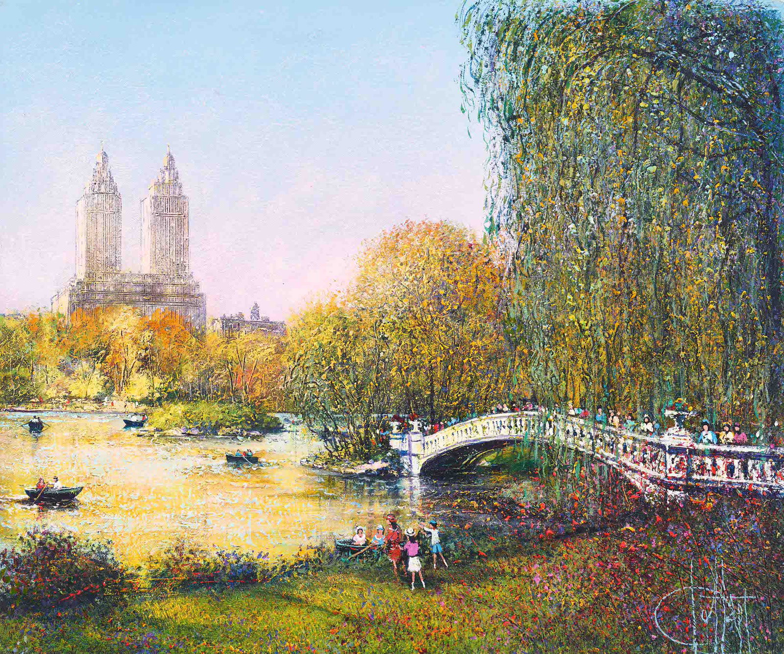 Guy Dessapt - New York Central Park the Lake in Autumn (1 of 2)