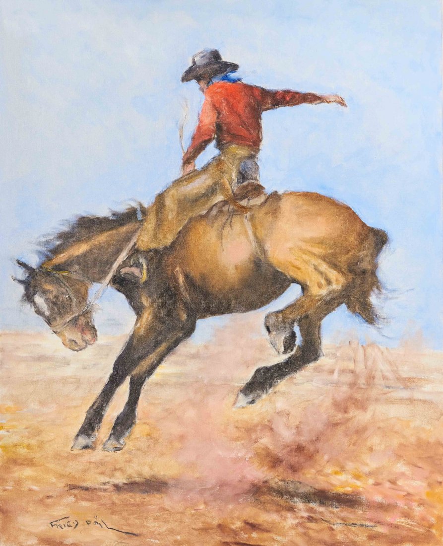 Pál Fried - Bronco (Rider in Red) (1 of 3)