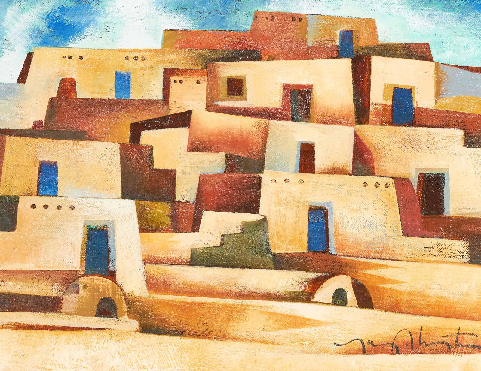 Tony Abeyta - Untitled (Adobe Homes) (1 of 3)