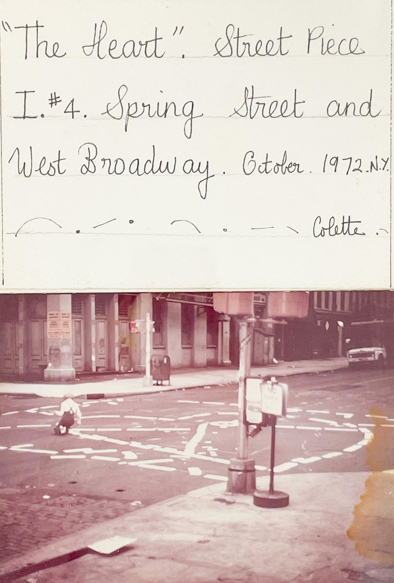 Colette - The Heart, Street Piece I. #4. Spring Street (1 of 3)
