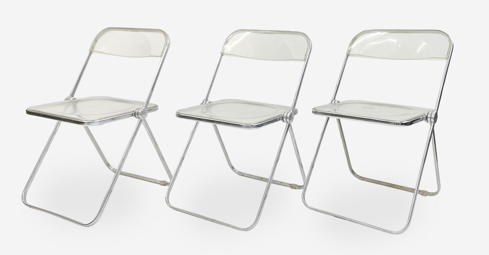 Giancarlo Piretti for Castelli, group of 3 Plia chairs (1 of 2)