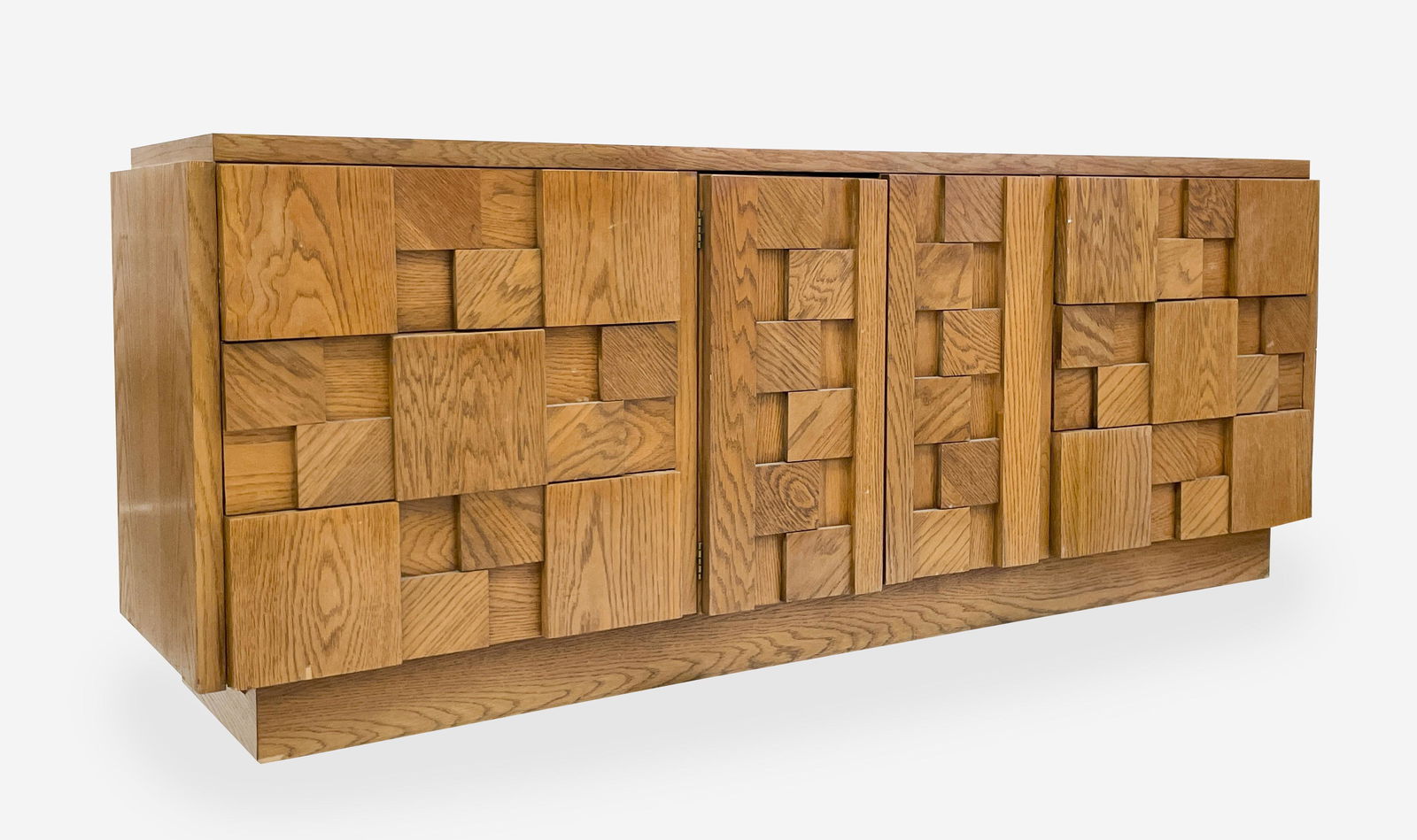 Paul Evans style Lane Mid Century Brutalist credenza (1 of 7)