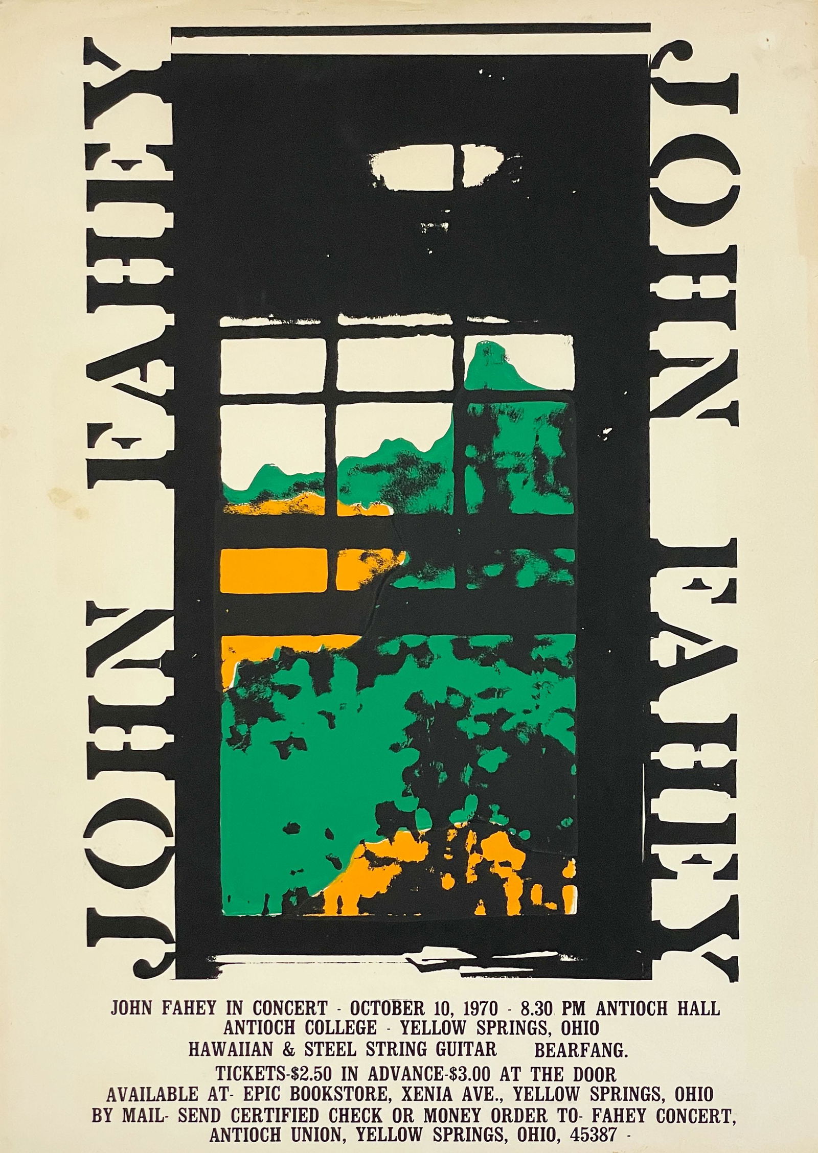 Unknown Artist - John Fahey Concert Poster (1 of 3)