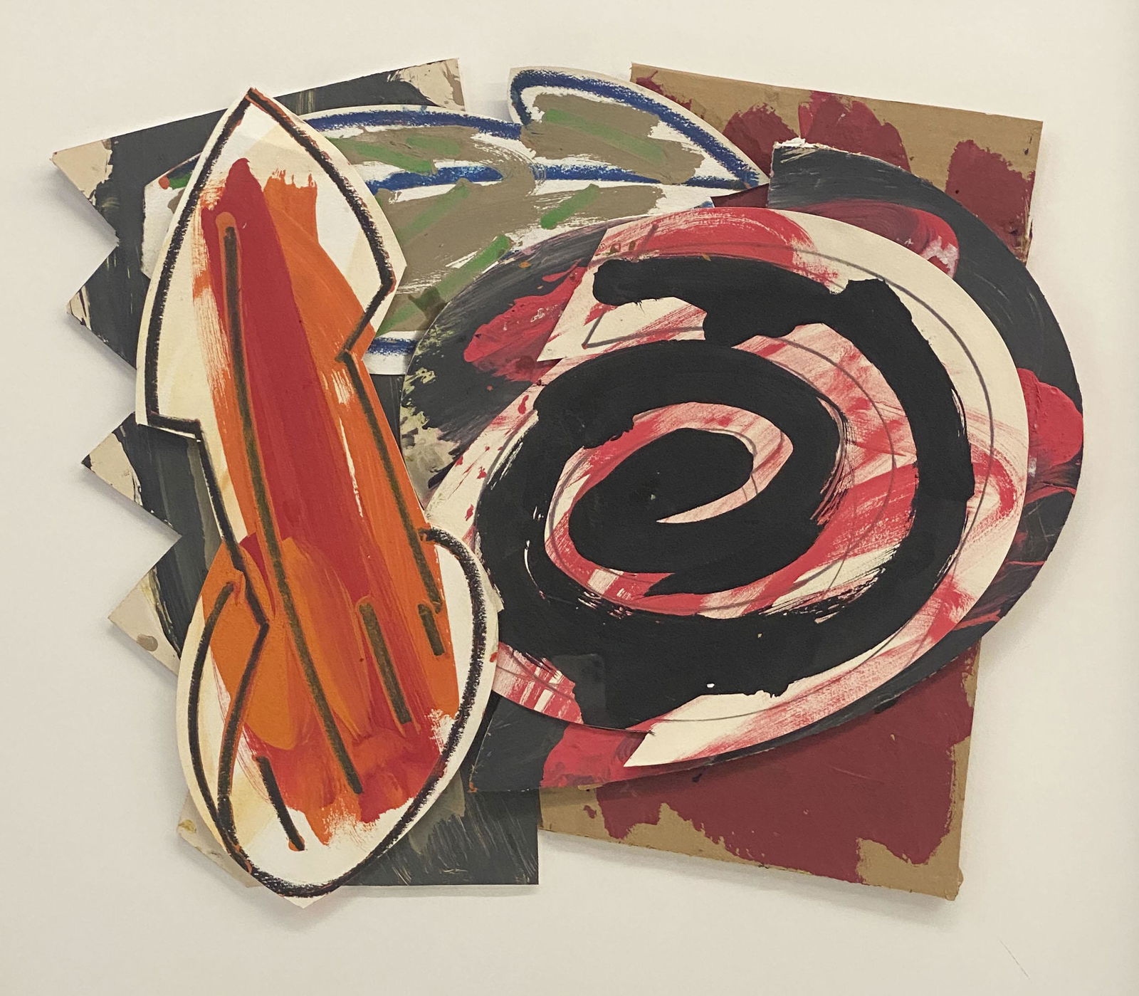 Hugh O'Donnell - Study I, Moving Coil: Lot 140 Hugh O'Donnell English (b. 1950) Study I, Moving Coil (1986) oil sticks and acrylic on paper collage signed lower right 21 1/2 x 26 5/8 inches Provenance: From a private New York collection Ma