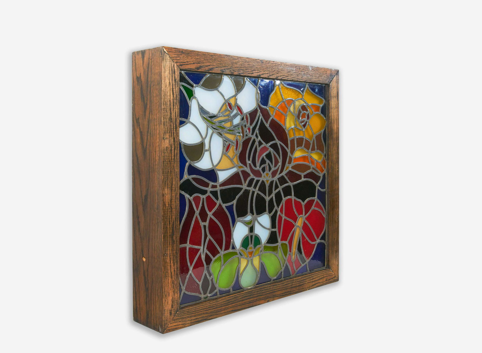 Lowell Nesbitt - Stained Glass Window (flowers) (1 of 6)
