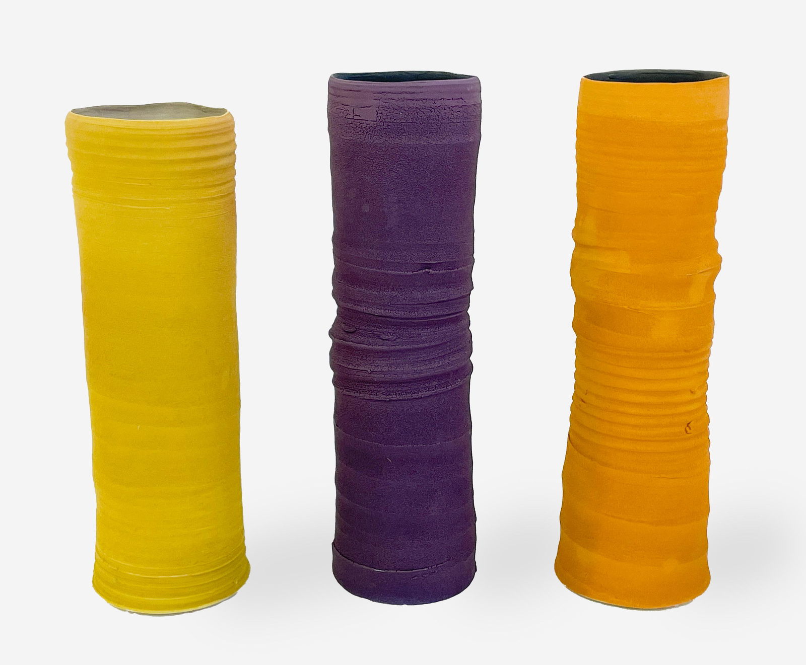 James Makins - Set of Three Cylinders (warm tones) (1 of 6)