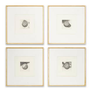 Peter Schuyff - Untitled (Four Plates): Lot 94 Peter Schuyff Dutch (b. 1958) Untitled (Four Plates) four etchings, on wove paper with margins each pencil signed, AP plate (each): 4 x 4 inches Provenance: From a Private Collection Purchased