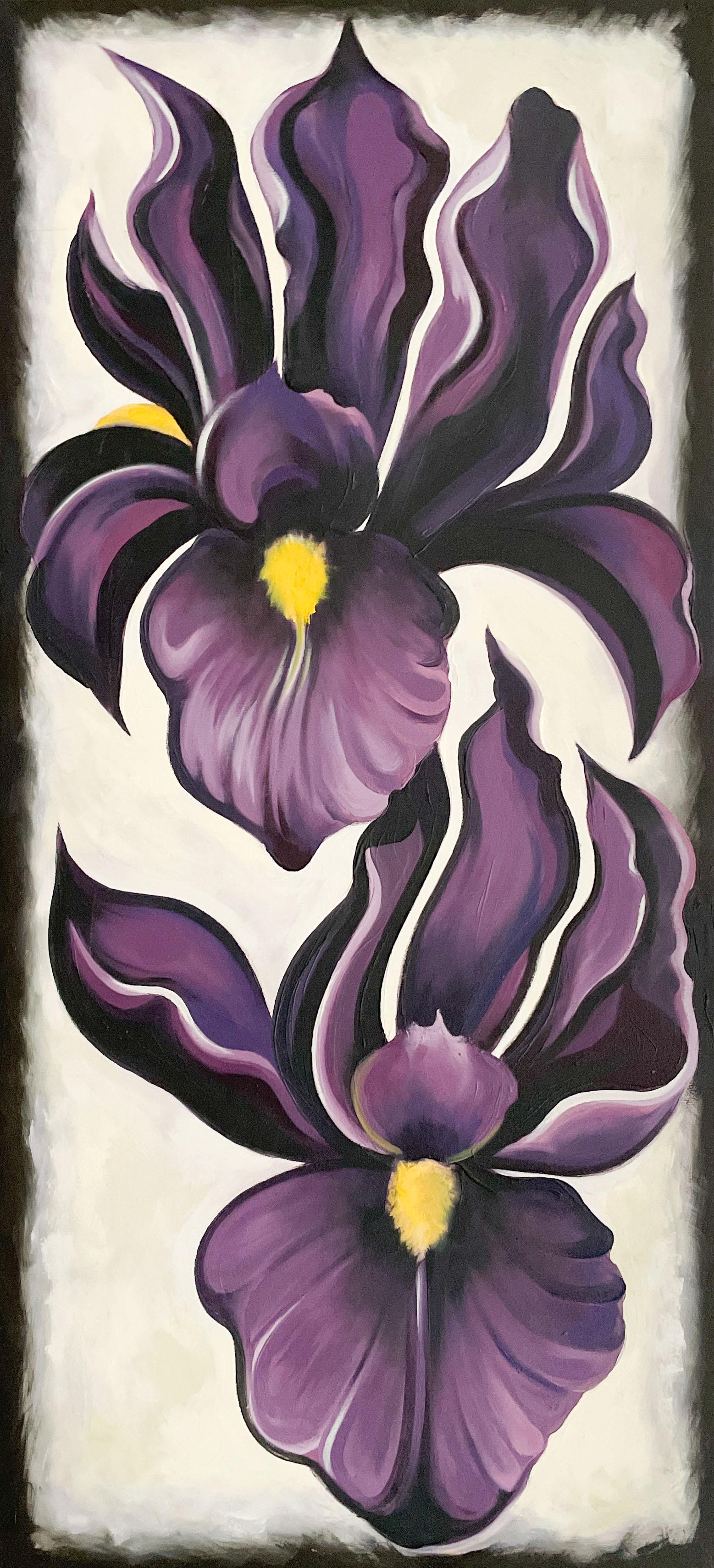 Lowell Nesbitt - Two Japanese Irises (1 of 3)