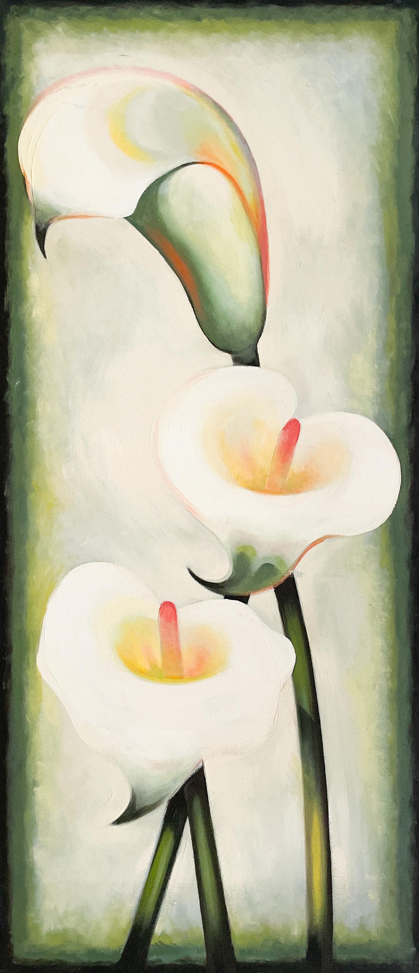 Lowell Nesbitt - Three White Calla Lilies (1 of 3)